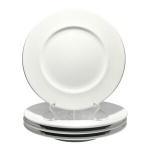 Williams-Sonoma “Brasserie, White” Set of 4 Ceramic Salad Plates 7 5/8”